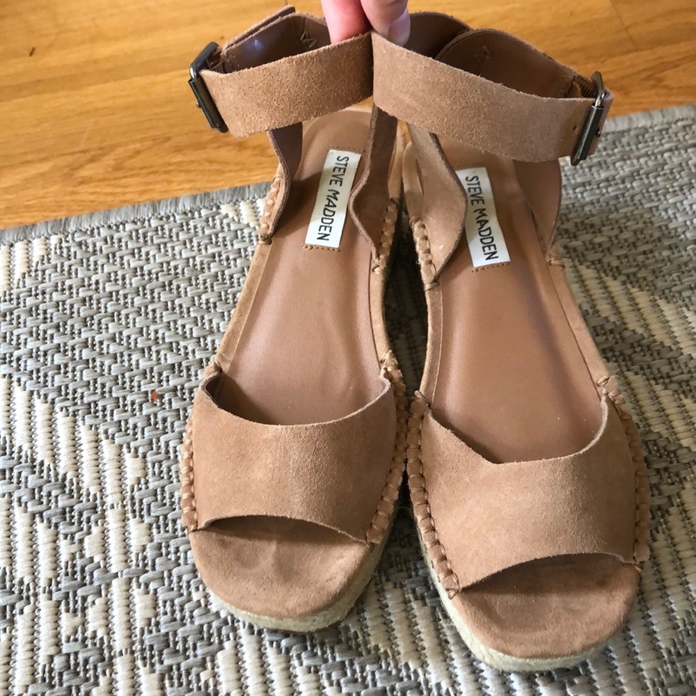 Steve Madden espadrille wedges, size 7.5